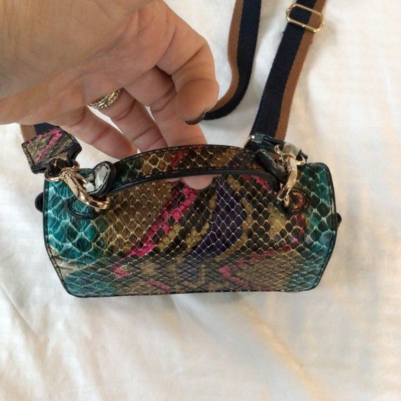 Urban Outfitters Faux Snakeskin Multi-color Mini Bag - Picture 7 of 11